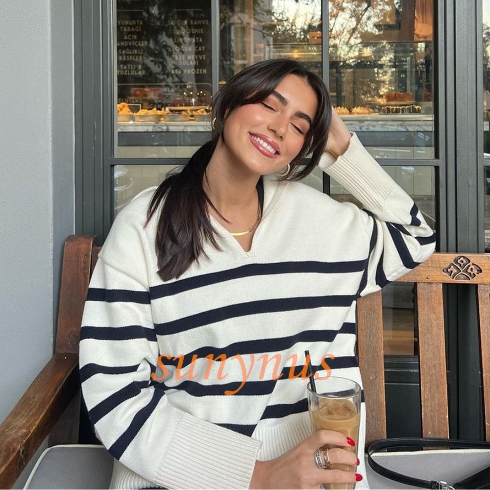 Zara Striped Knit Sweater